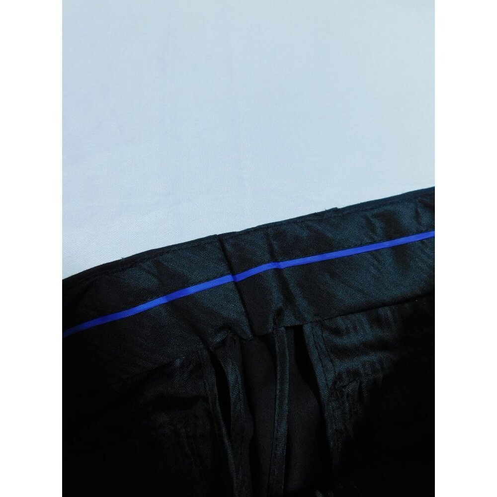 Men's Slim Black Dress Pants - Picture 10 of 12